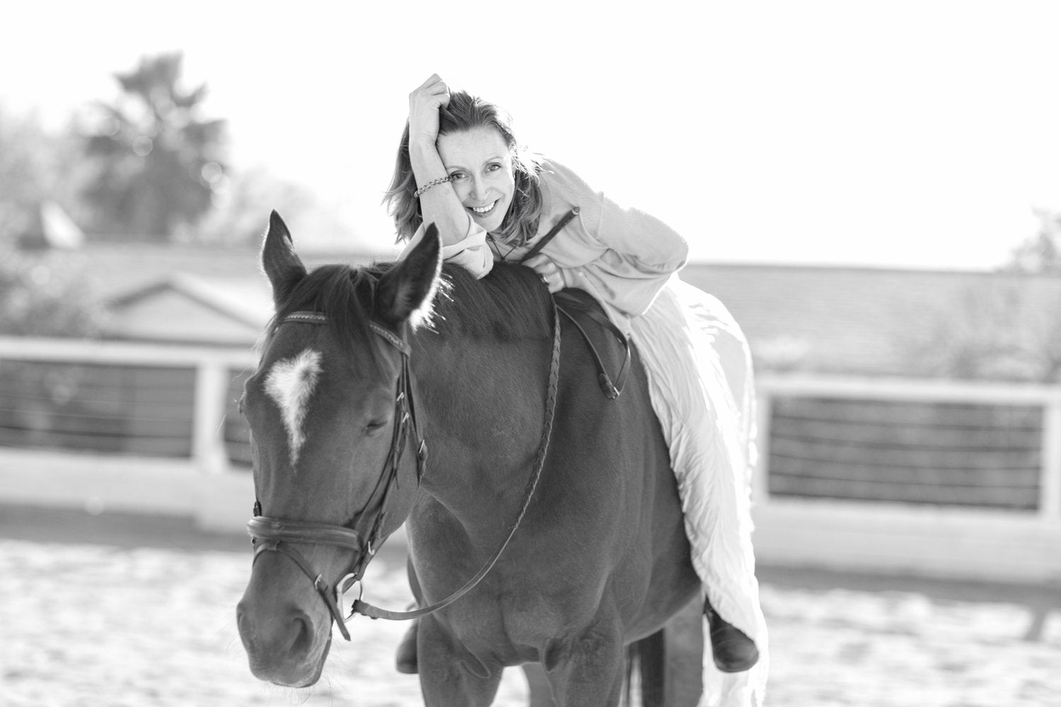 Designer Cindy G. with her horse Khumbe Cornwall