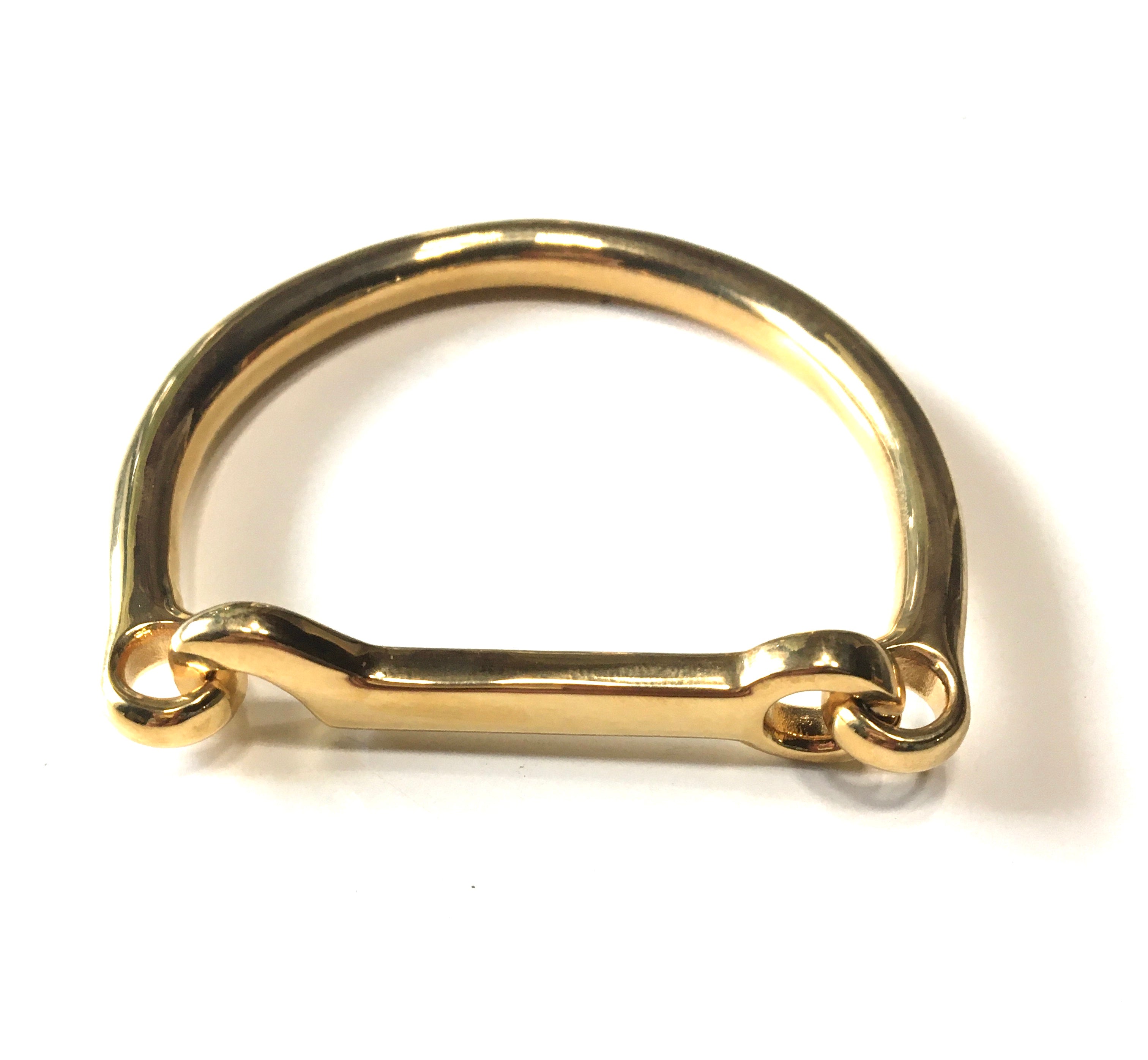 LUSITANO STIRRUP CUFF - GOLD | Equestrian Jewelry | Equestrian Gifts | Stainless Steel Bangle - AtelierCG™