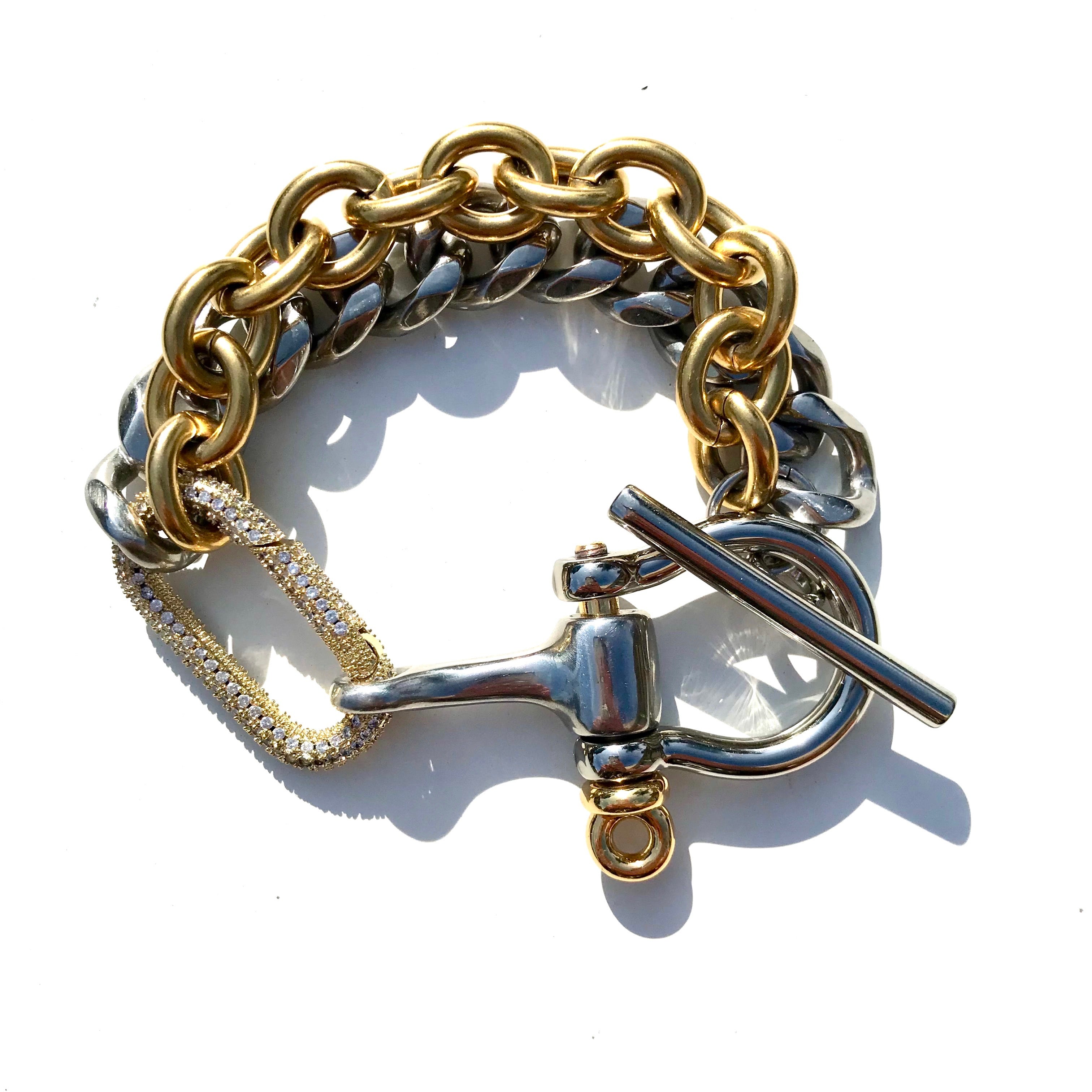ARIES DOUBLE | Bracelet | gold - silver