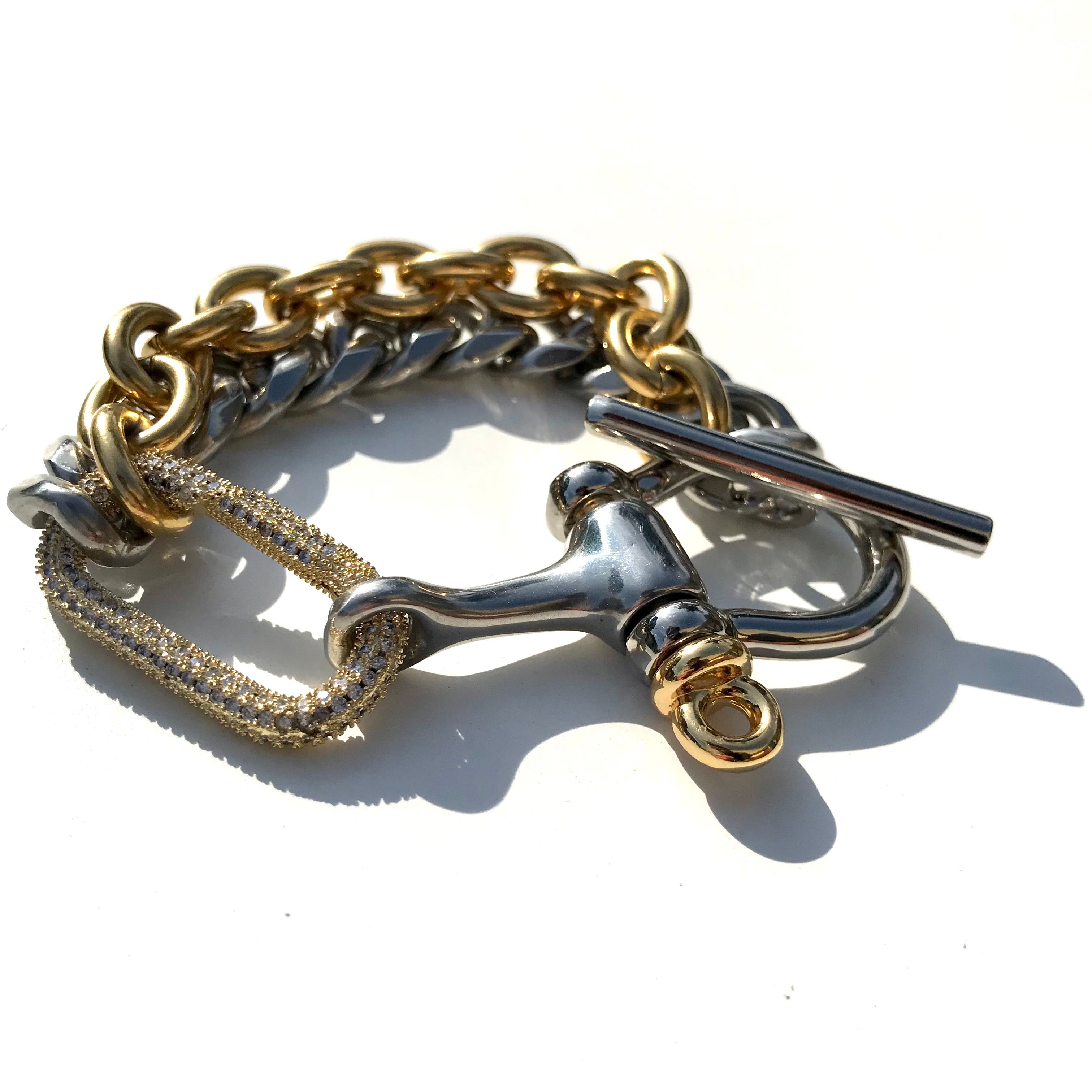 ARIES DOUBLE | Bracelet | gold - silver