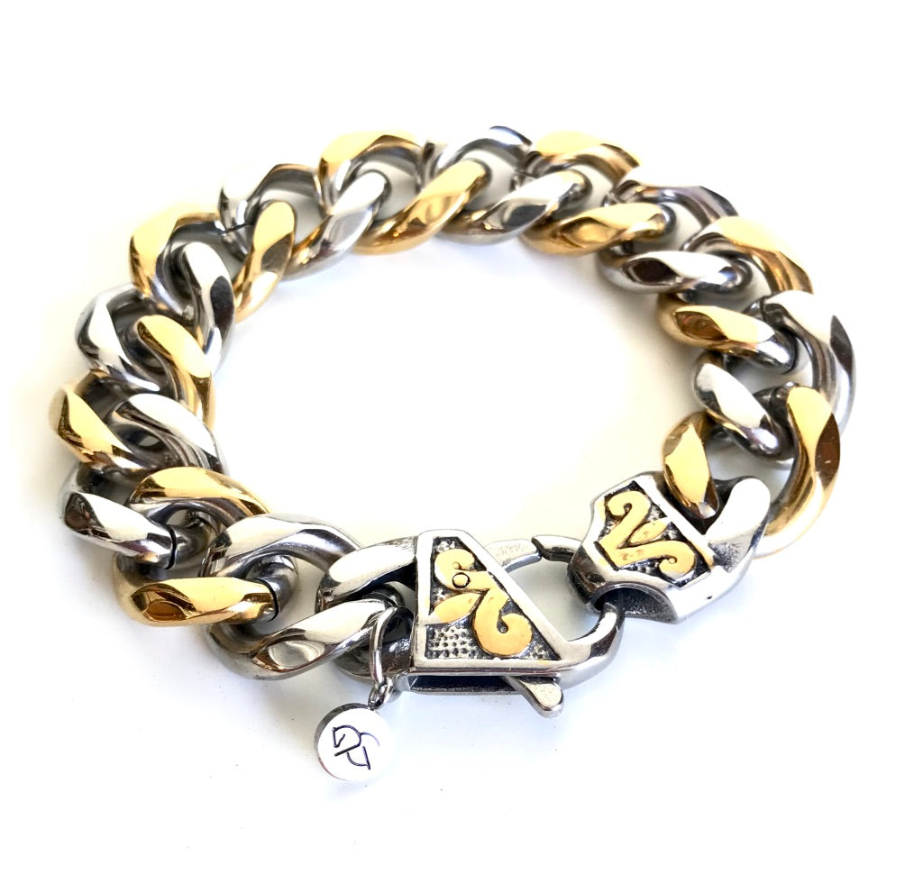DASH LINK BRACELET - Mixed Metal - AtelierCG™