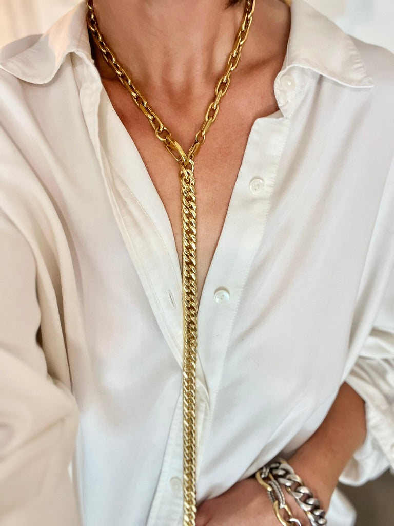 MAVERICK NECKLACE | gold