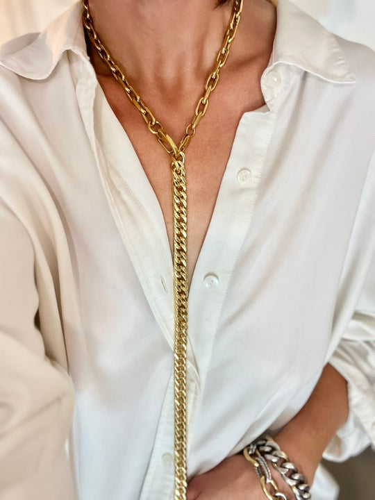 MAVERICK NECKLACE | gold