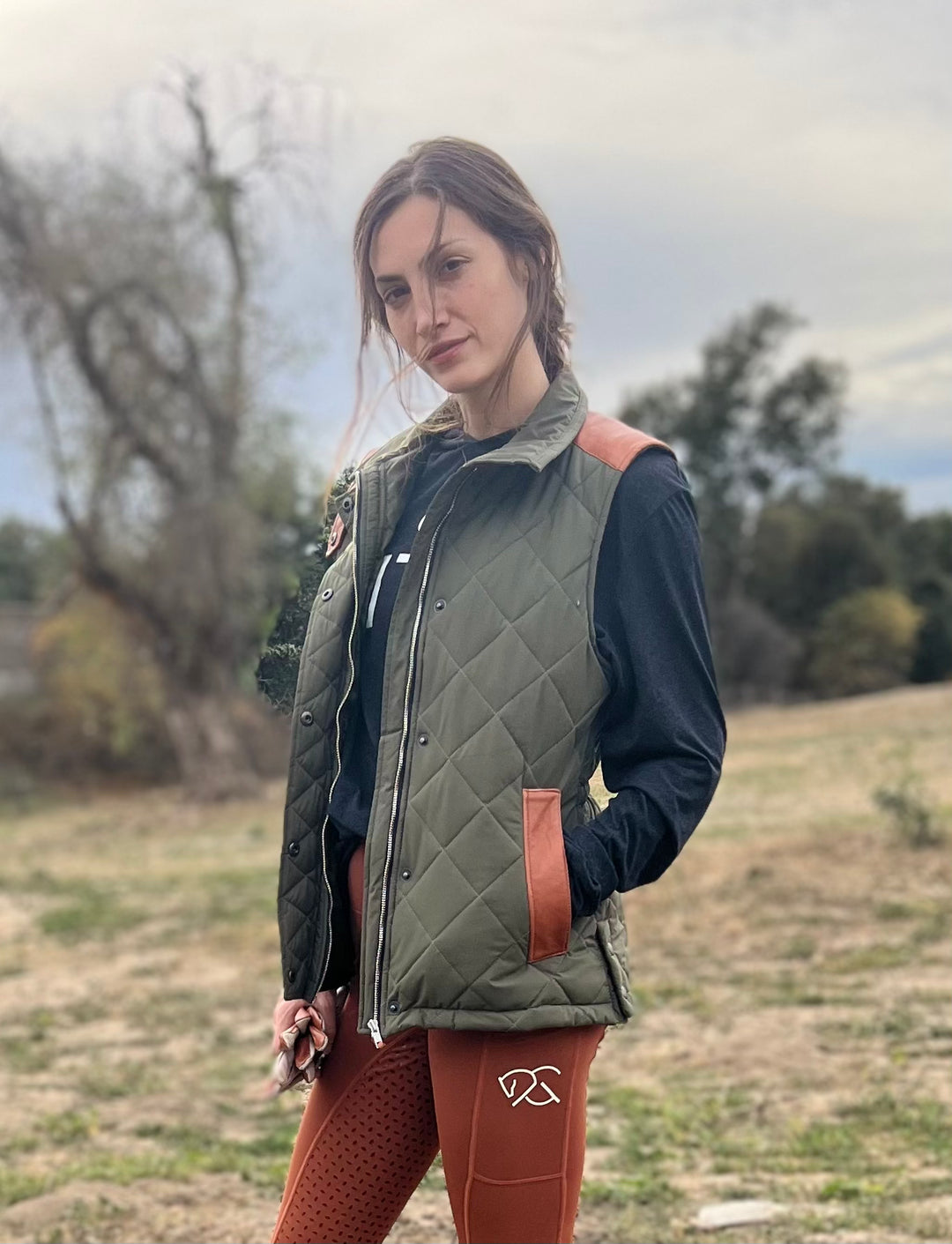 MALIN VEST | SHORT | Hunter Green - AtelierCG™