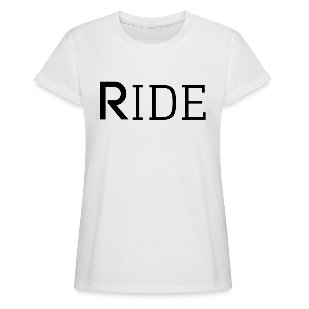RIDE TEE | Boy Friend Tee | Short Sleeve - AtelierCG™ - white