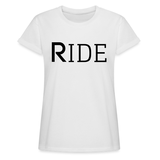RIDE TEE | Boy Friend Tee | Short Sleeve - AtelierCG™ - white