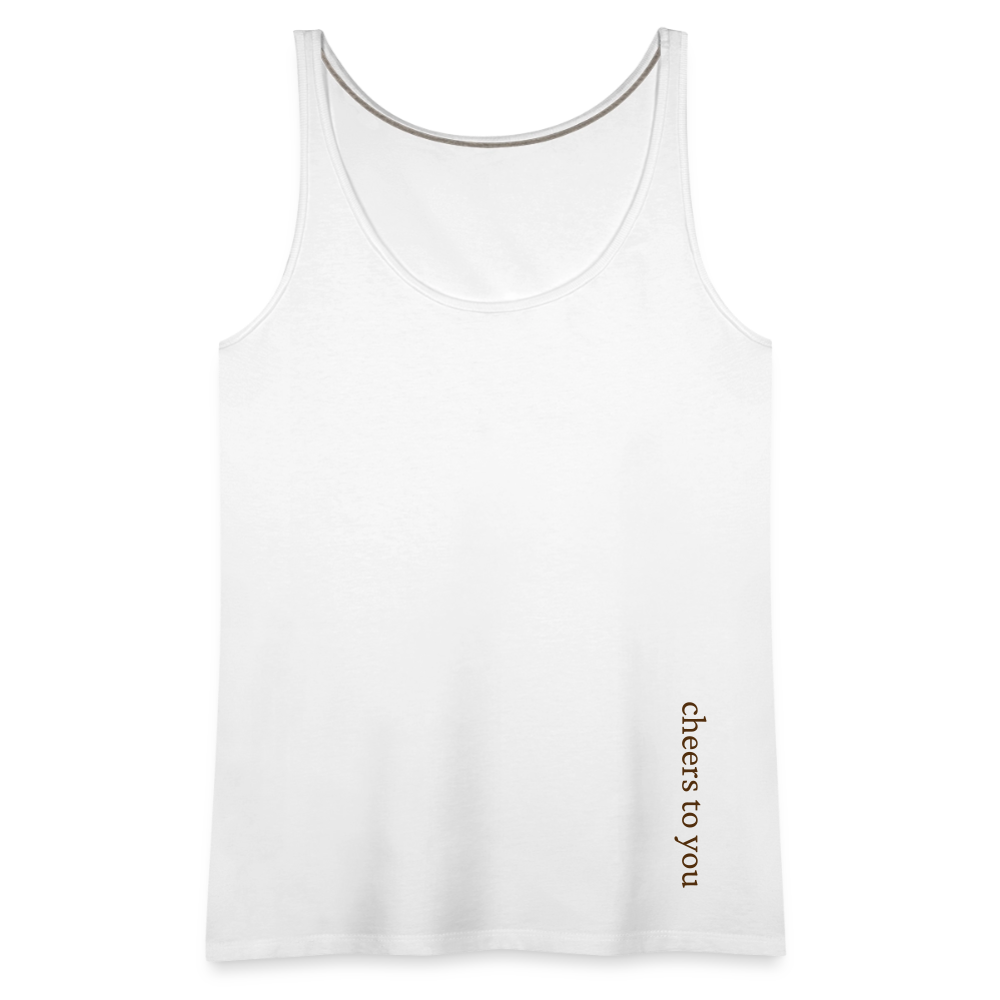 Women’s Premium Tank Top - white