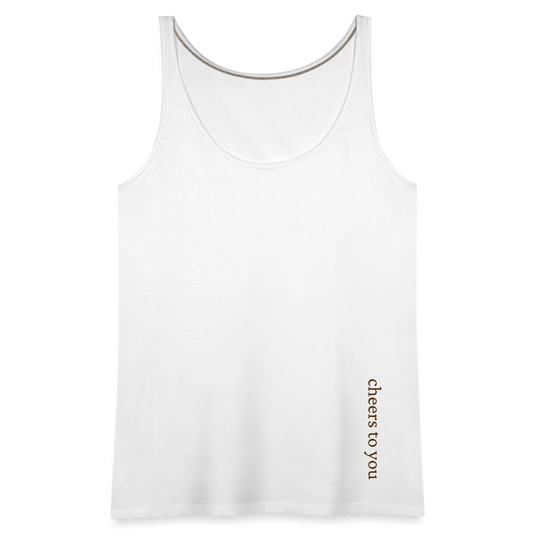 Women’s Premium Tank Top - white