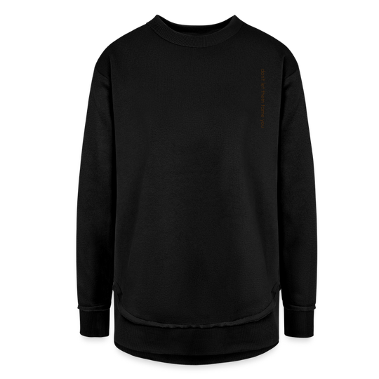 BARN BABES & CHAMPAGNE | Fleece Sweatshirt - black