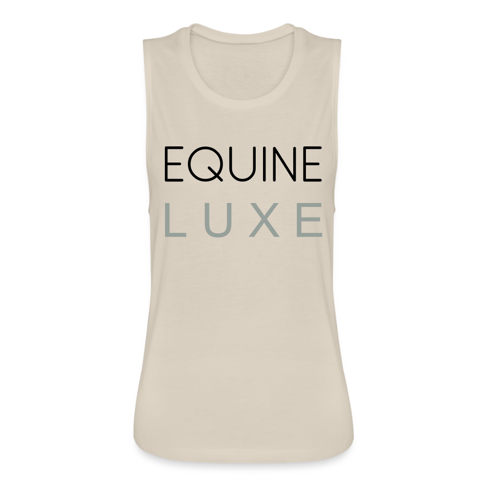 EQUINE LUXE | Flowy Muscle Tank - dust