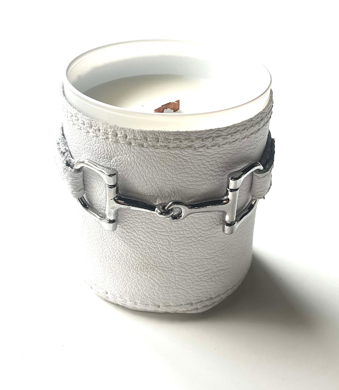 LEATHER SOY CANDLE | groom