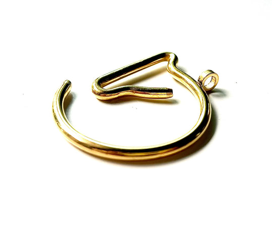 HORSE HEAD PENDANT | gold