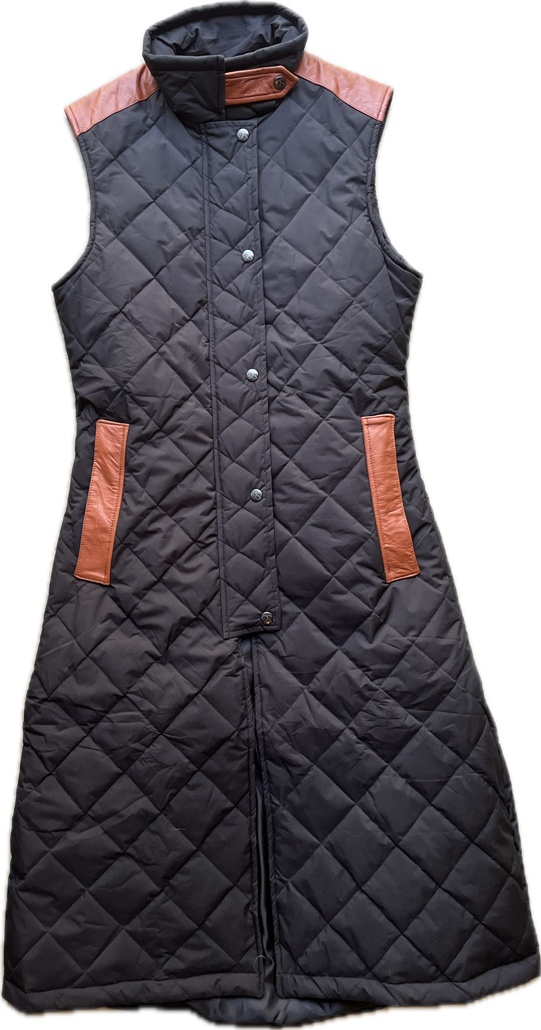 MALIN VEST LONG - black | AtelierCG™ | Equestrian Fashion