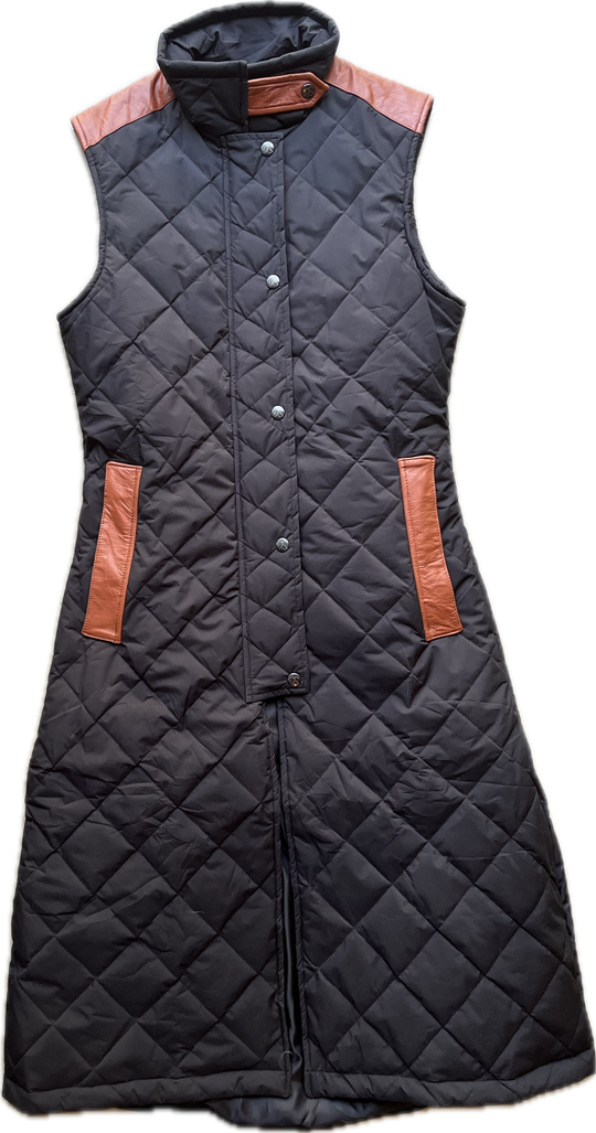MALIN VEST LONG - black | AtelierCG™ | Equestrian Fashion