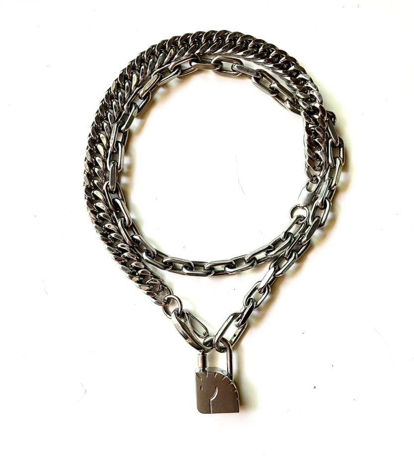 【Reeplush】Maverick Chain necklace MAVERICK NECKLACE | silver – AtelierCG™