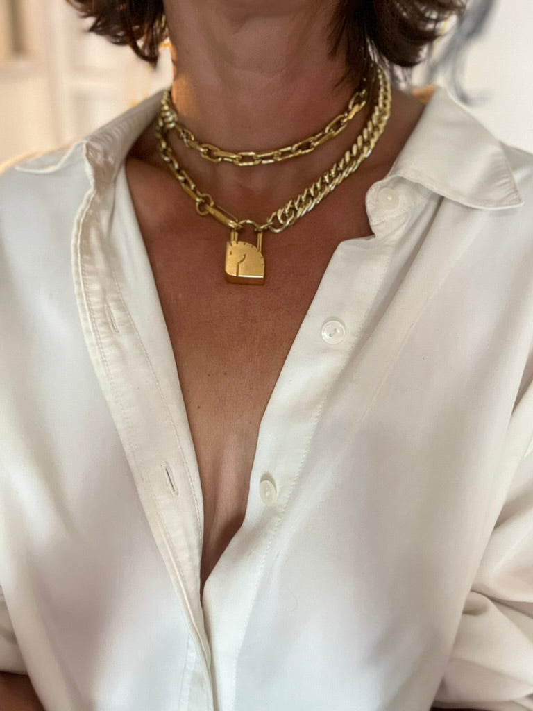 MAVERICK NECKLACE | gold