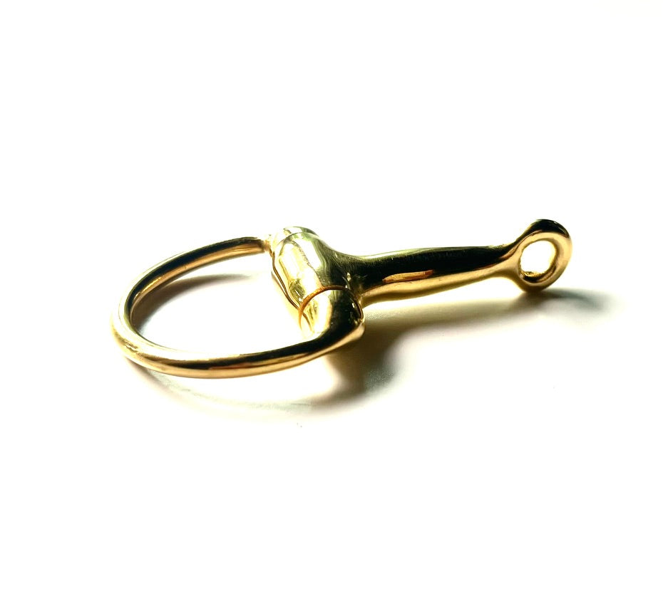 HORSE BIT PENDANT | gold