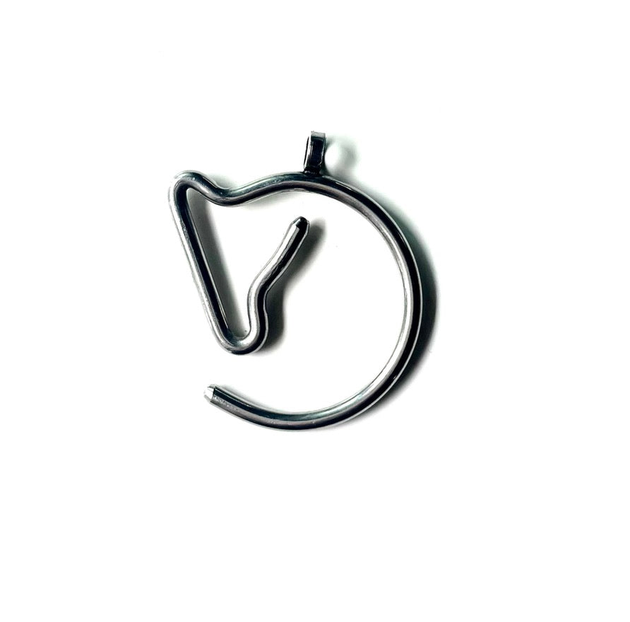 HORSE HEAD PENDANT | silver