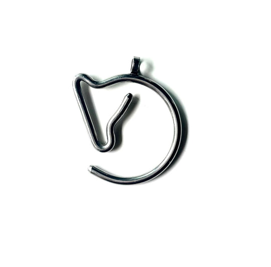 HORSE HEAD PENDANT | silver
