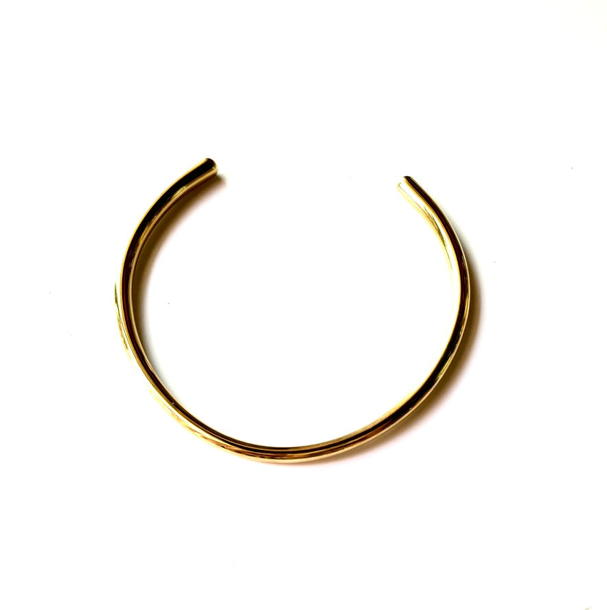 ARMANI CUFF CHOKER NECKLACE | gold