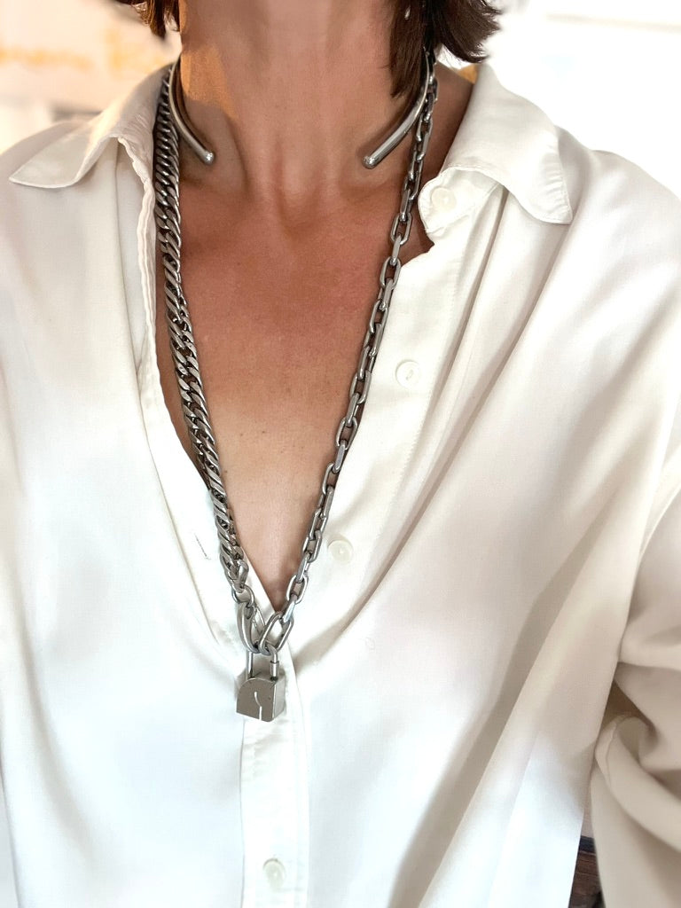 MAVERICK NECKLACE | silver