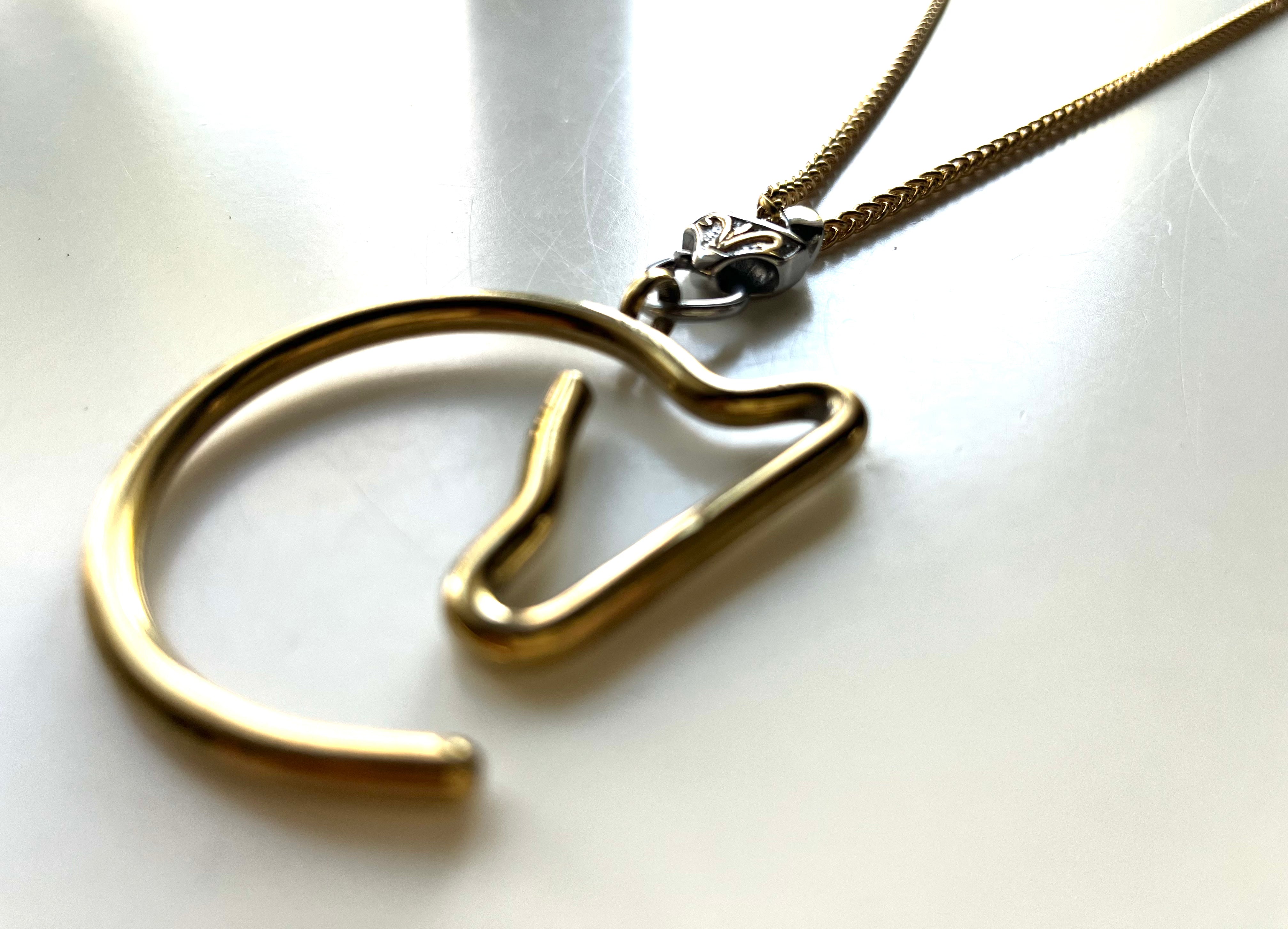 GUDENA HORSE PENDANT NECKLACE  No.3 | Equestrian jewelry | Horse Jewelry | AtelierCG™