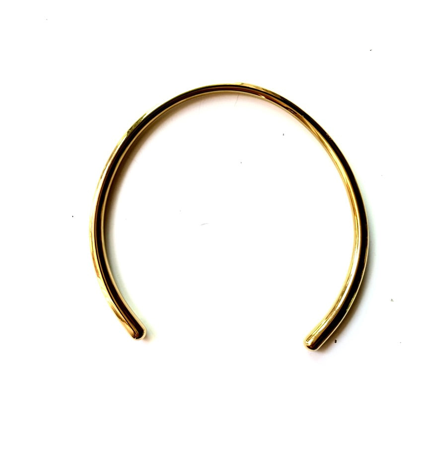 ARMANI CUFF CHOKER NECKLACE | gold