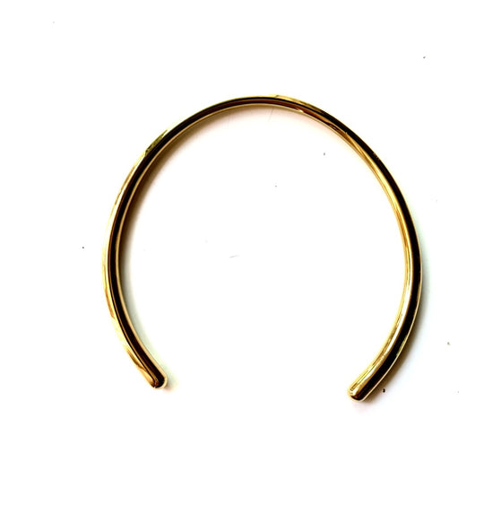 ARMANI CUFF CHOKER NECKLACE | gold