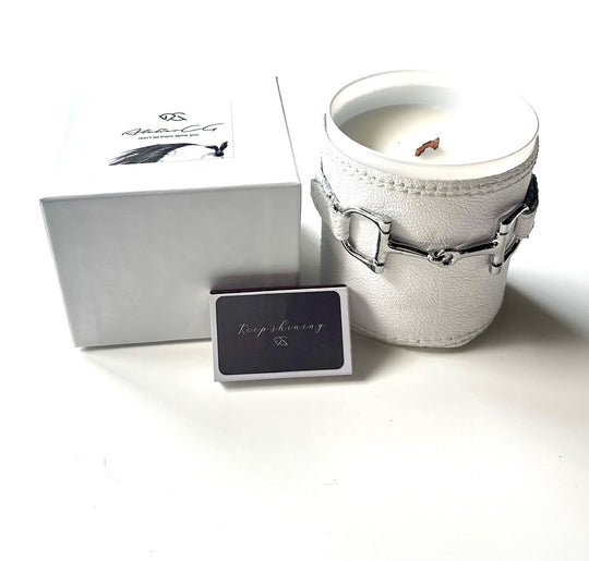 LEATHER SOY CANDLE | groom