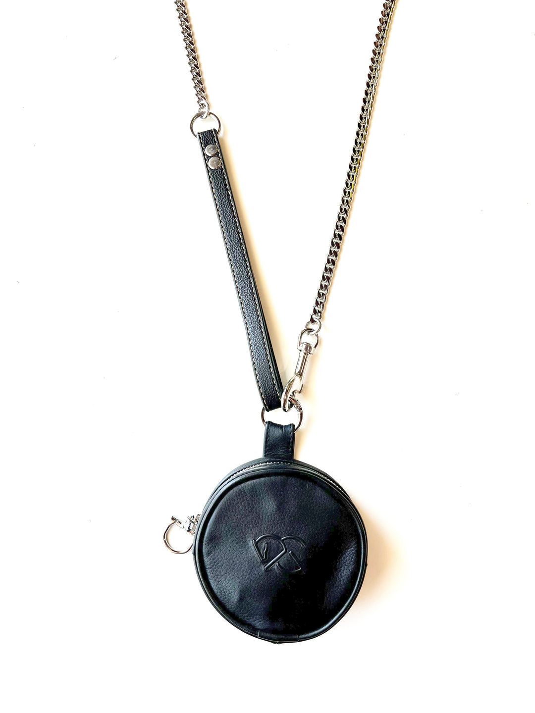 BLAISE ZIP POUCH - black - treat pouch - mini shoulder bag - wait pouch - saddle bag - AtelierCG™