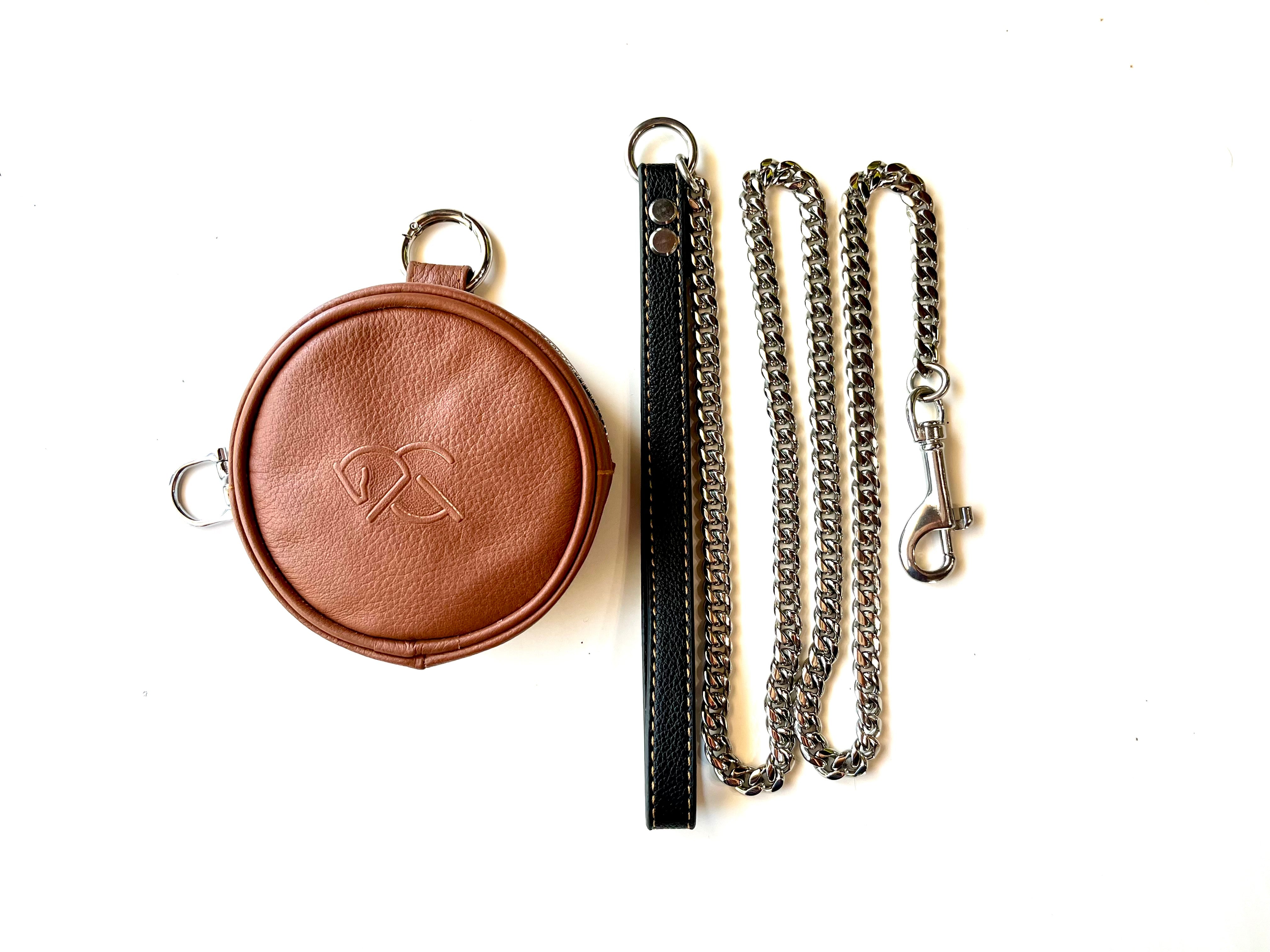 BLAISE ZIP POUCH - brown - Treat pouch, party pouch - belt bag - mini shoulder bag - coin pouch - AtelierCG™