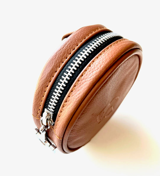 BLAISE ZIP POUCH - brown - Treat pouch, party pouch - belt bag - mini shoulder bag - coin pouch - AtelierCG™