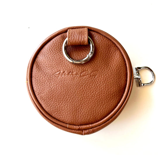 BLAISE ZIP POUCH - brown - Treat pouch, party pouch - belt bag - mini shoulder bag - coin pouch - AtelierCG™
