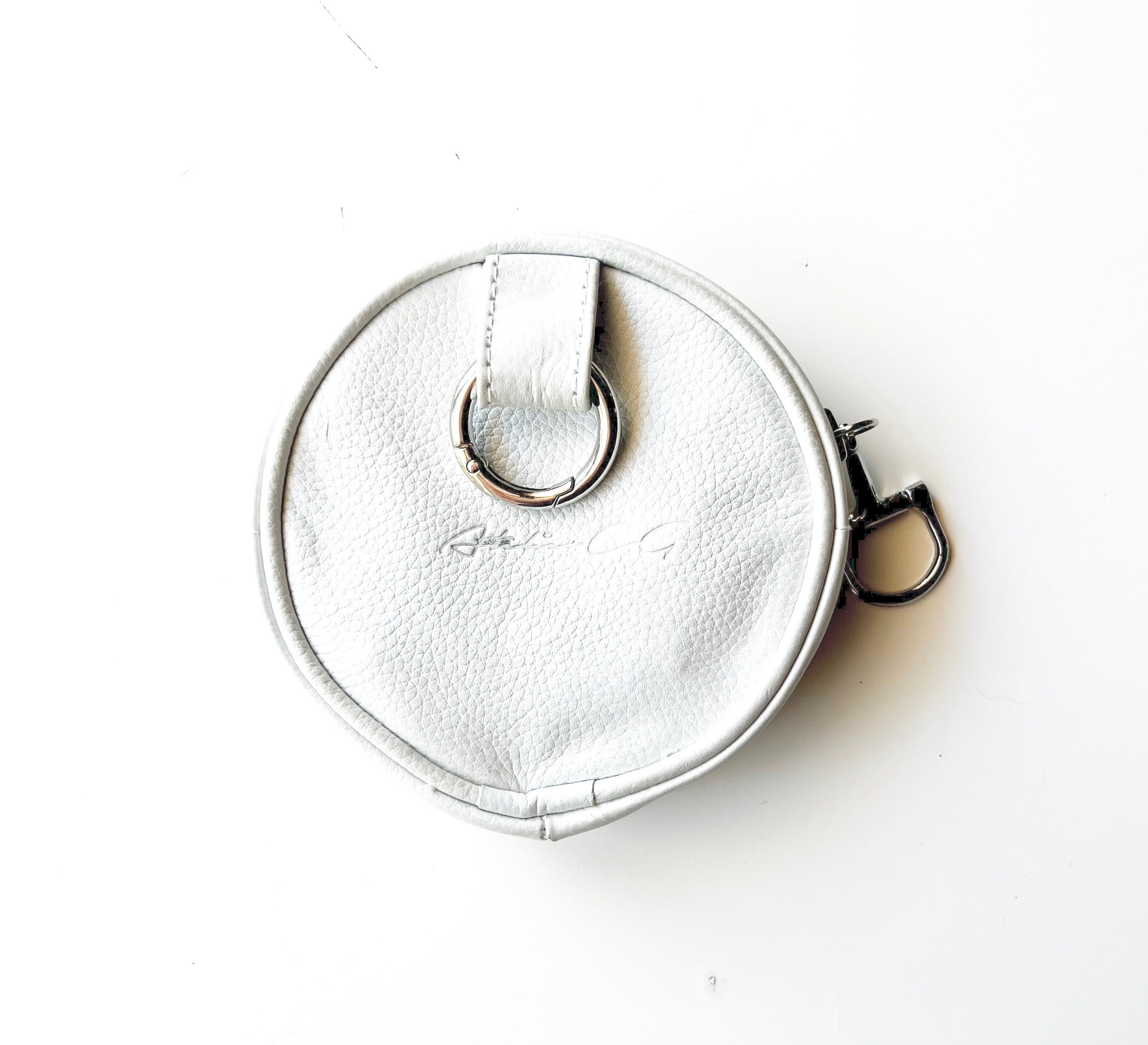 BLAISE ZIP POUCH - white - Treat Pouch - Coin pouch - shoulder bag - Belt Bag - belt pouch - AtelierCG™