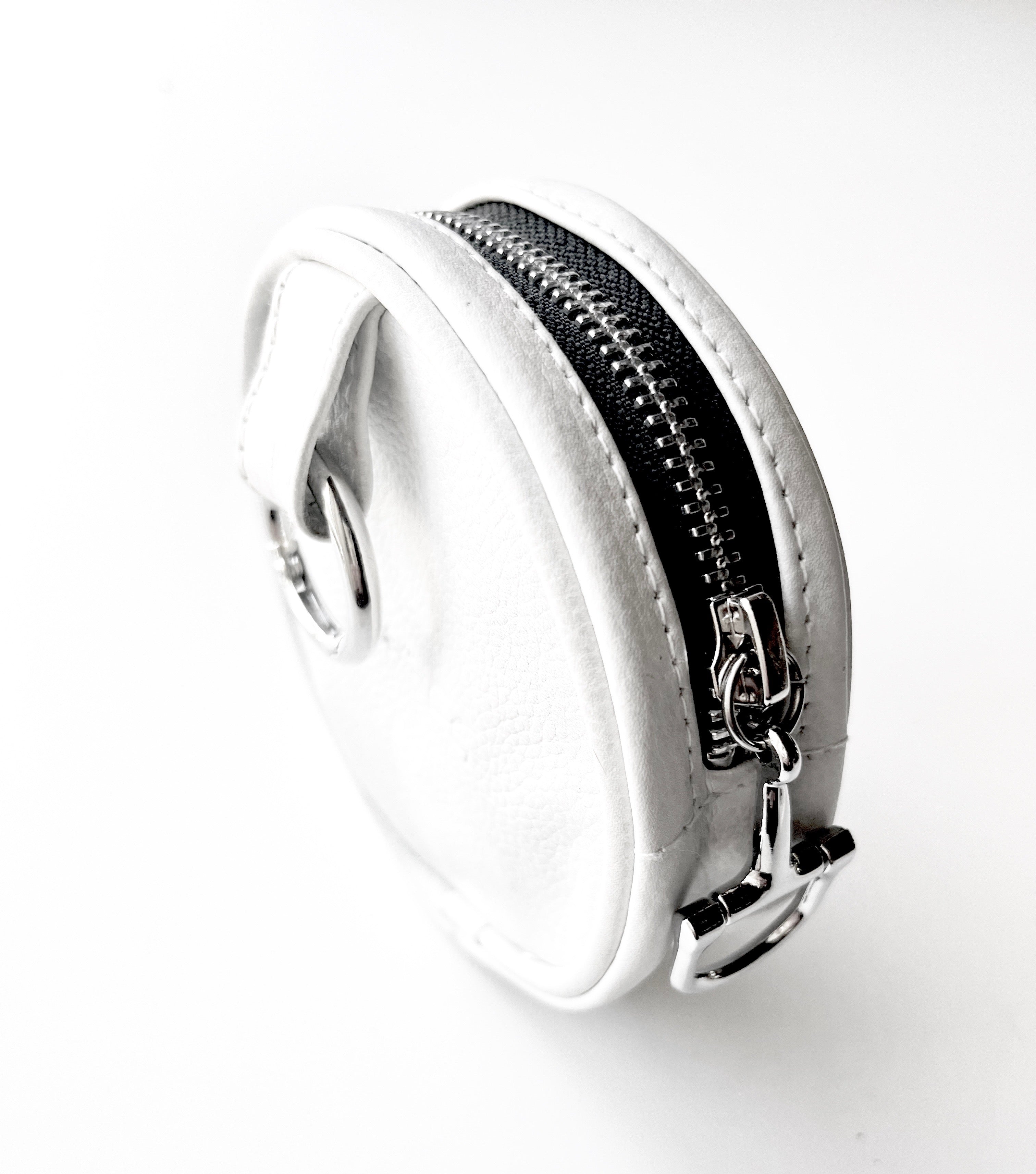 BLAISE ZIP POUCH - white - Treat Pouch - Coin pouch - shoulder bag - Belt Bag - belt pouch - AtelierCG™