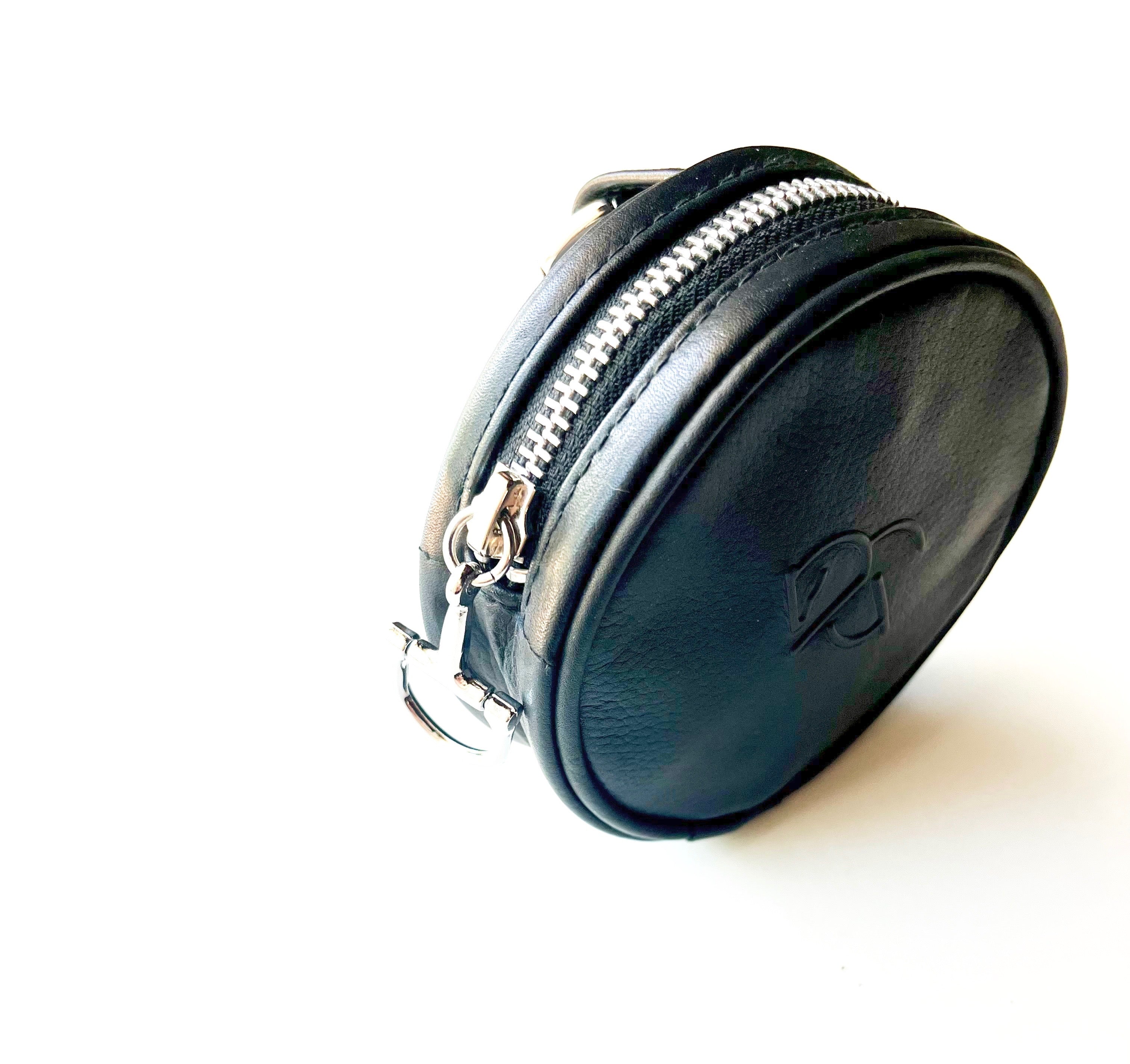 BLAISE ZIP POUCH - black - treat pouch - mini shoulder bag - wait pouch - saddle bag - AtelierCG™