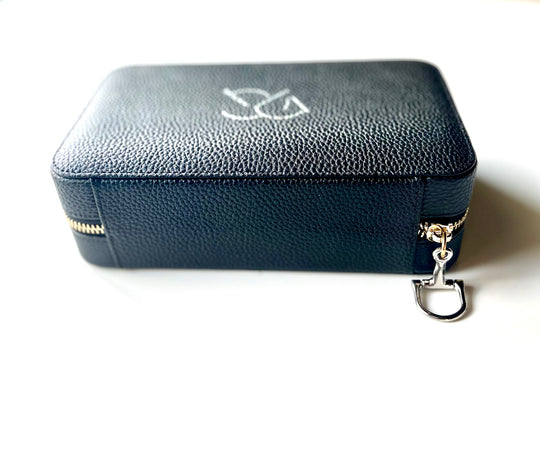 MALIAH JEWELRY CASE | black leather | AtelierCG™