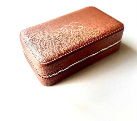 MALIAH JEWELRY CASE | chestnut leather | AtelierCG™