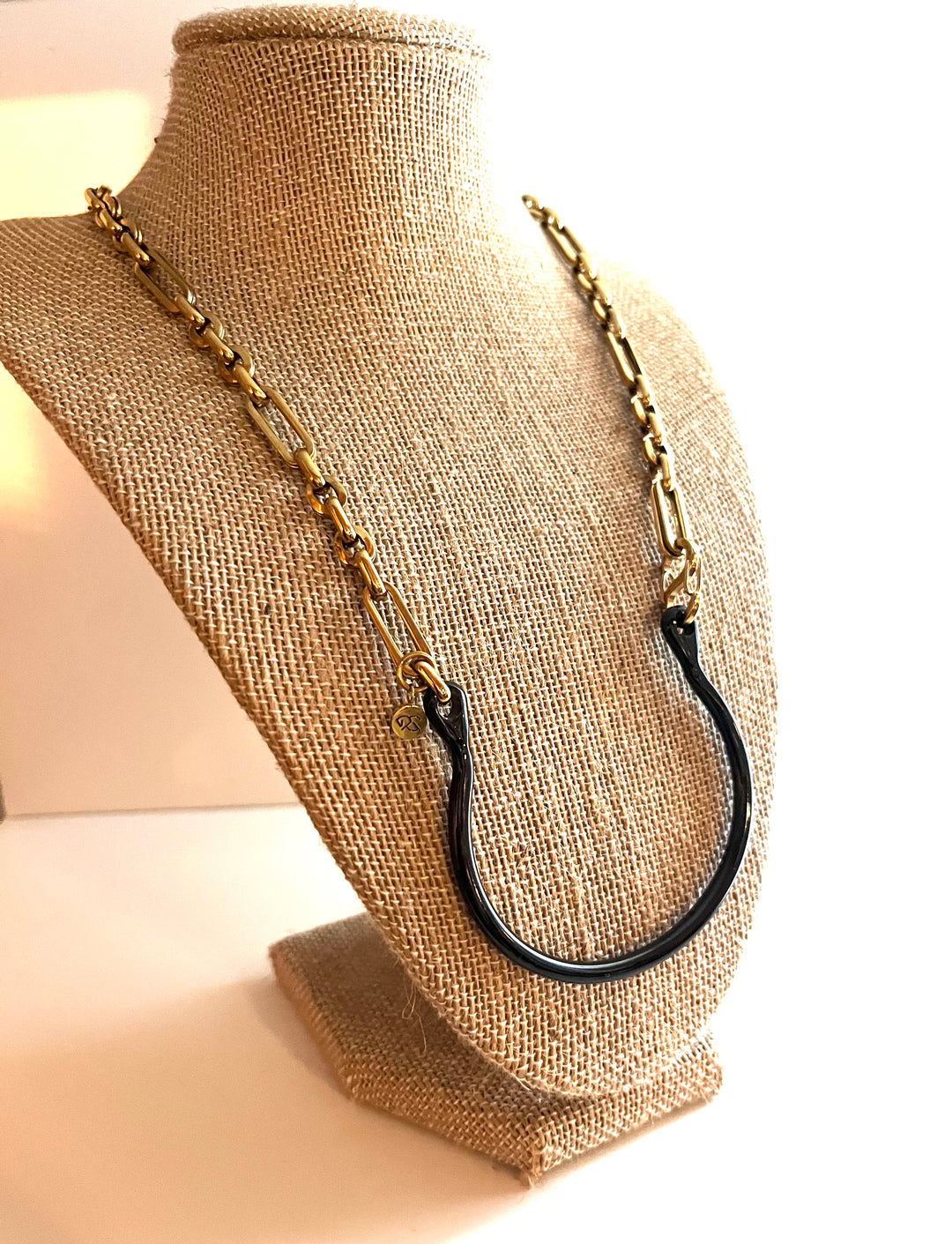 HARIMA NECKLACE | WILD CHILD EDITION - black & gold  - AtelierCG™