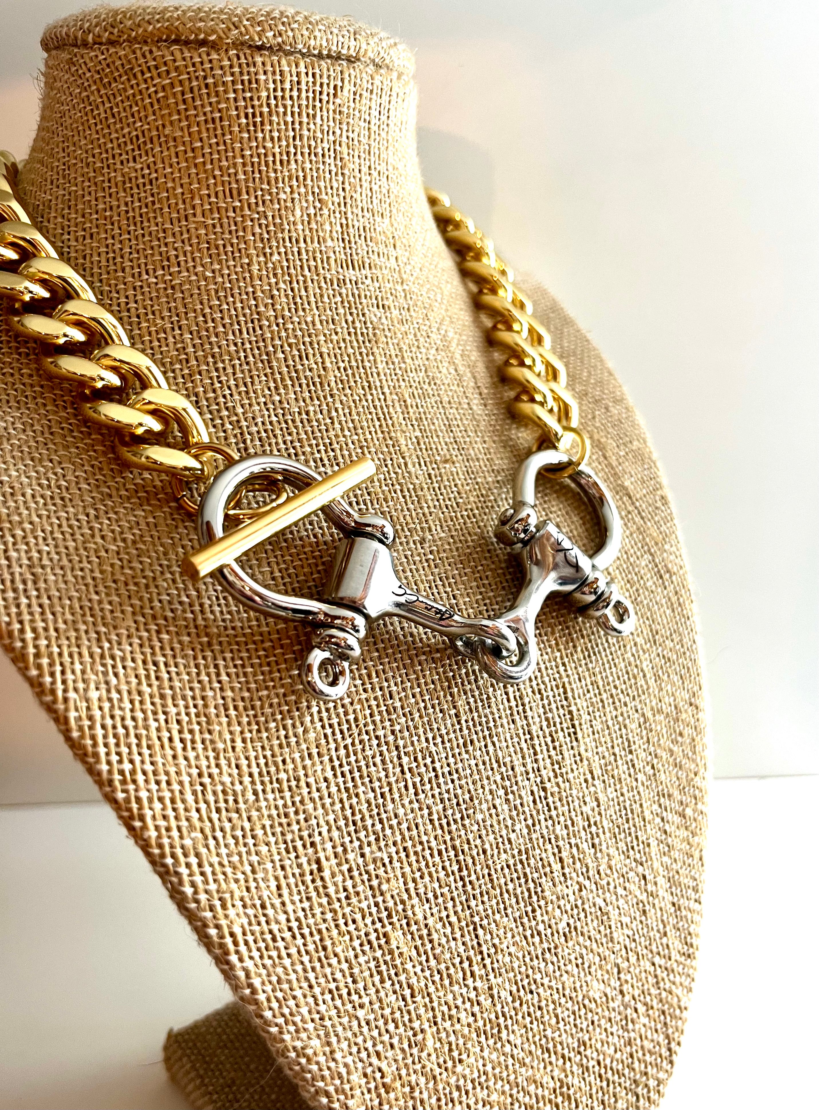 DORADA BIT NECKLACE | gold | Equestrian Jewelry | AtelierCG™