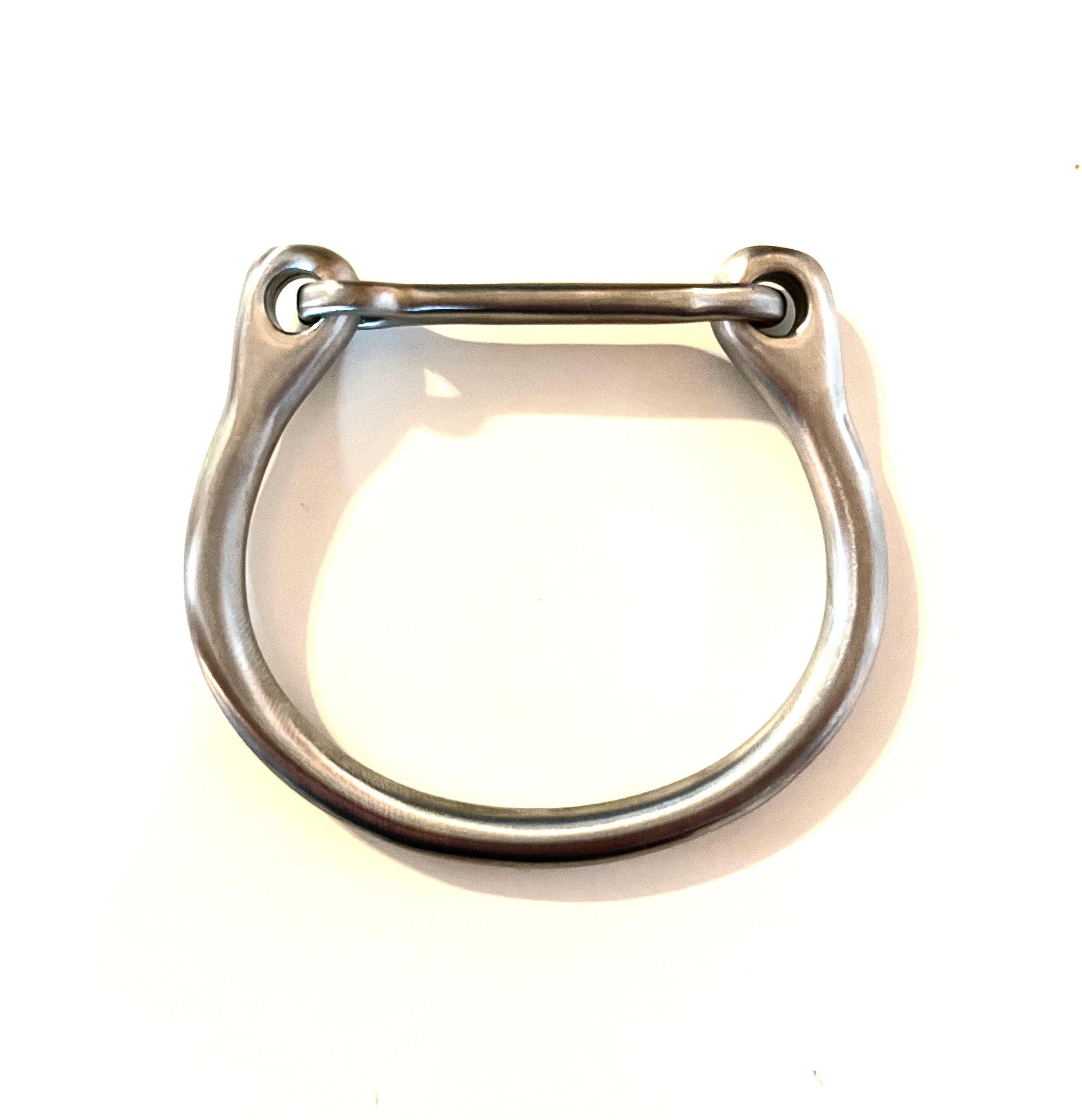 LUSITANO HORSESHOE CUFF - BRUSHED METAL | Equestrian Jewelry | Equestrian design | Luxury Equestrian | Bracelet