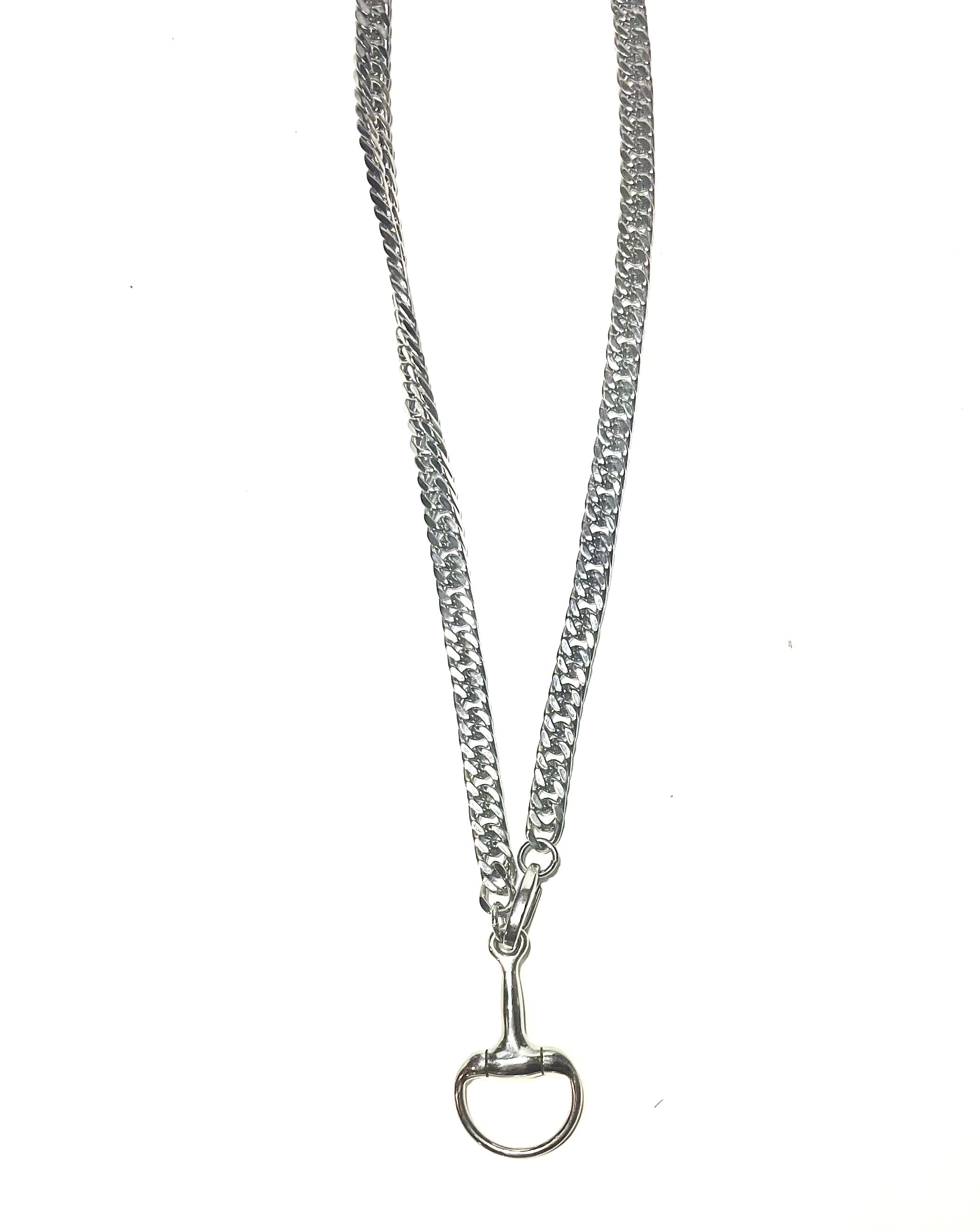 AVANTI NECKLACE - silver  Equestrian Jewelry | Statement Jewelry | Horse Jewelry | AtelierCG™