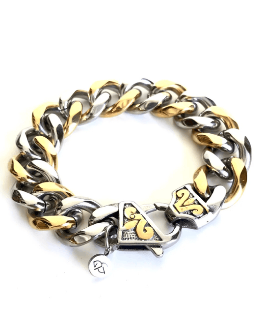 DASH LINK BRACELET | mixed metal