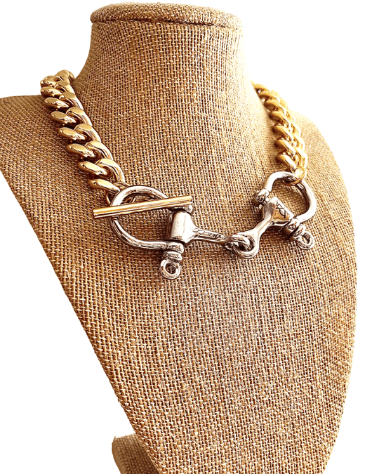 DORADA BIT NECKLACE | gold