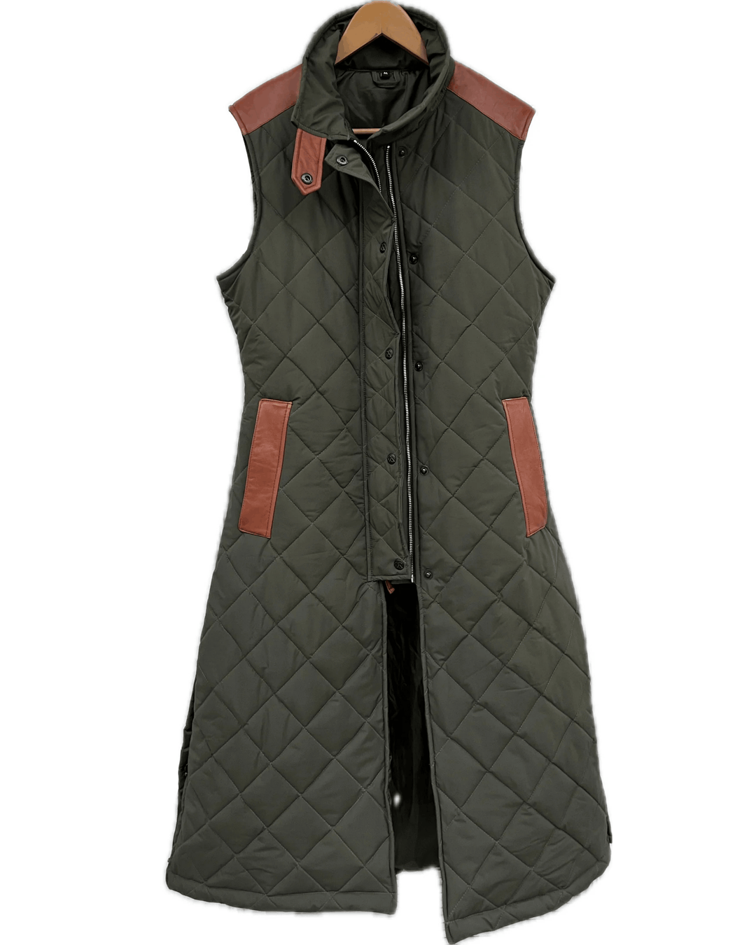 MALIN VEST LONG | hunter green