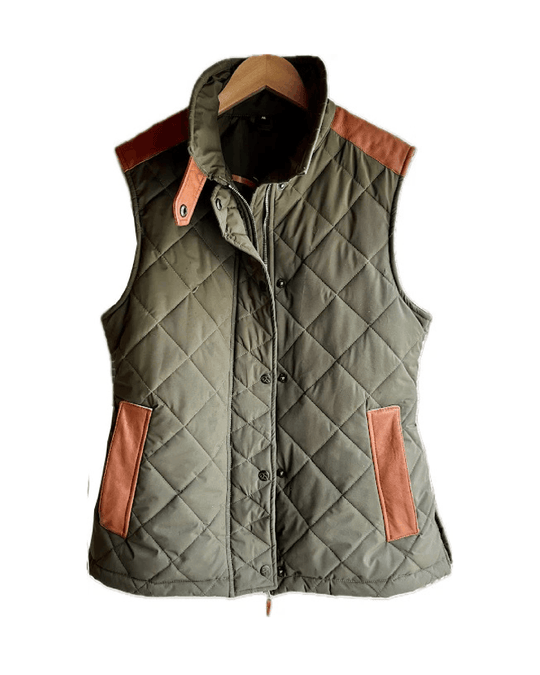 MALIN VEST SHORT | hunter green