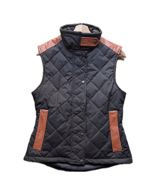 MALIN VEST SHORT | black