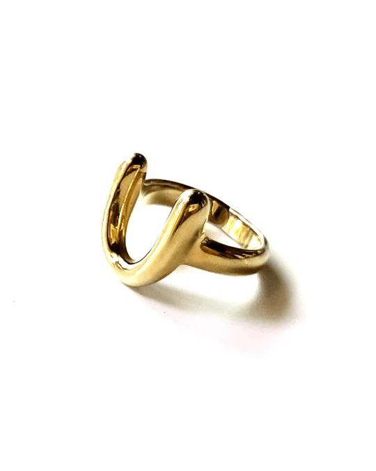 KOA HORSESHOE RING | gold