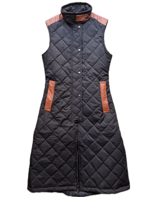 LIGHT WEIGHT MALIN VEST LONG | Black