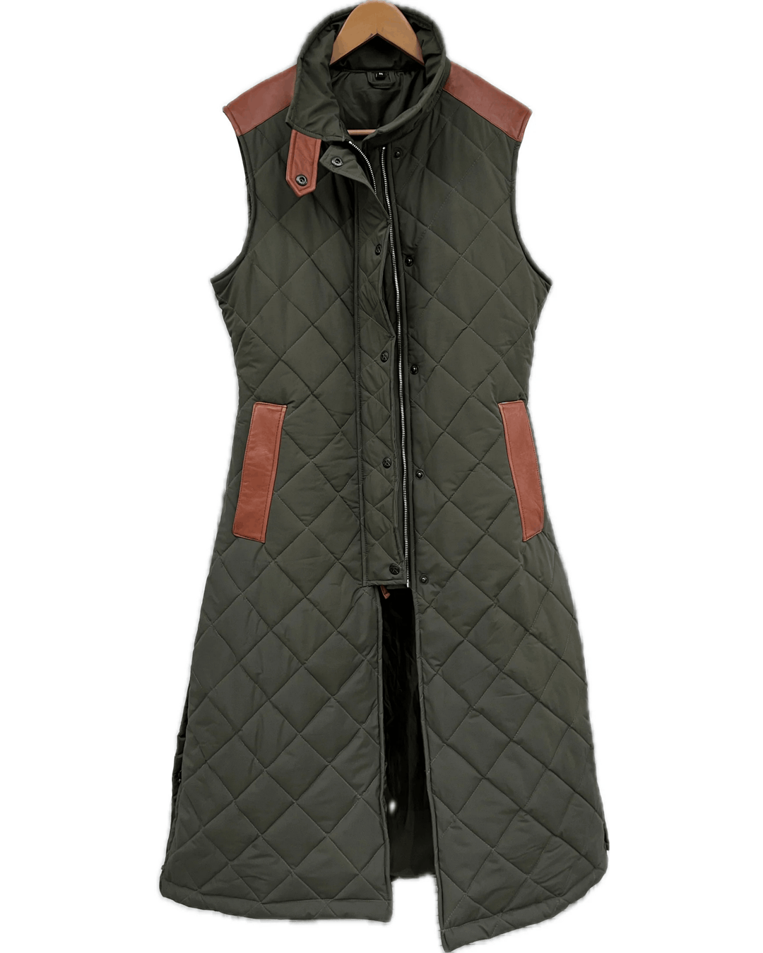 LIGHT WEIGHT MALIN VEST LONG | Hunter Green